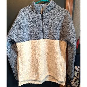 Very cute and soft quarter zip